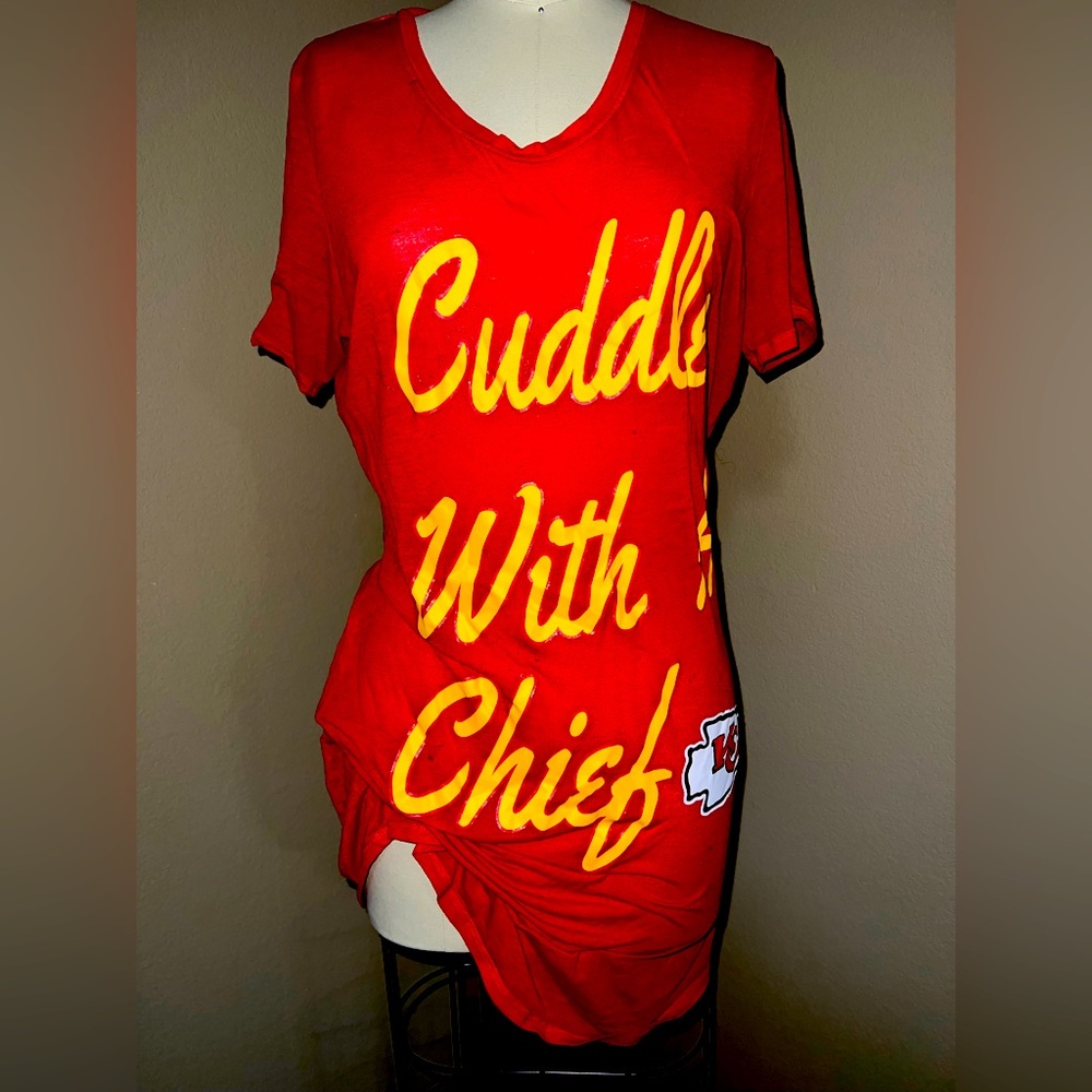 Red Sleep Shirt Chiefs